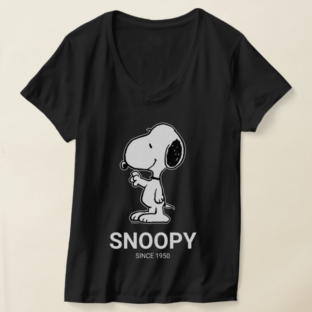 Jordnötter | Snoopy Vågar T Shirt (Laydown)