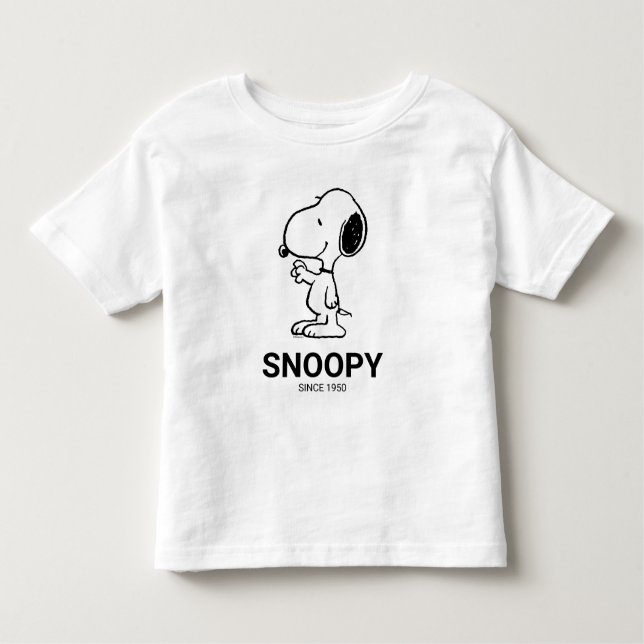 Jordnötter | Snoopy Vågar T Shirt (Framsida)