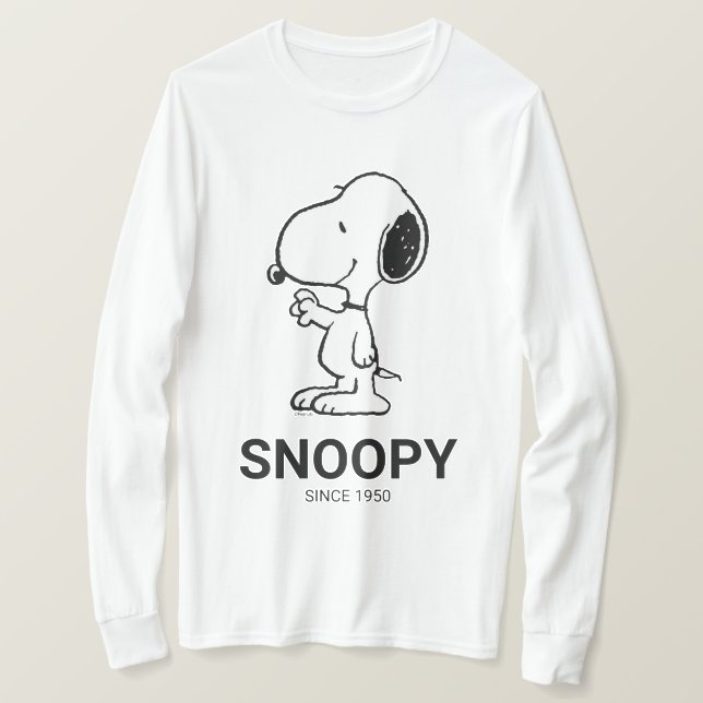 Jordnötter | Snoopy Vågar T Shirt (Design framsida)