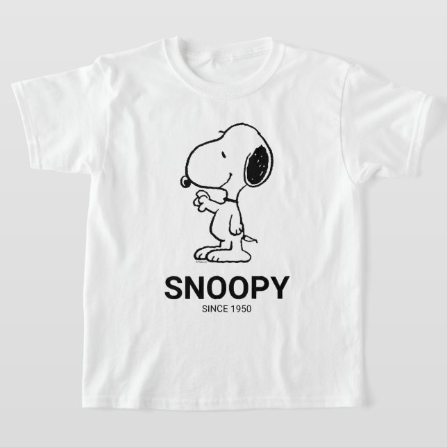 Jordnötter | Snoopy Vågar T Shirt (Laydown)