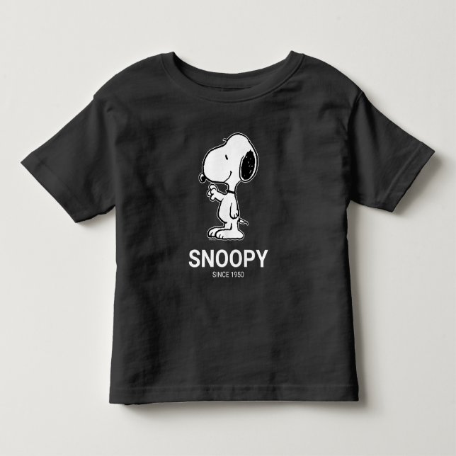 Jordnötter | Snoopy Vågar T Shirt (Framsida)