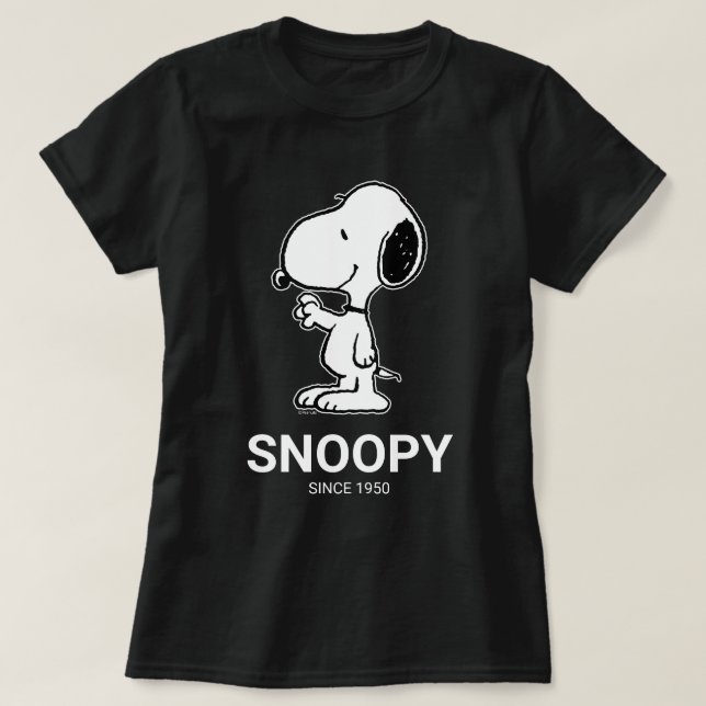 Jordnötter | Snoopy Vågar T Shirt (Design framsida)