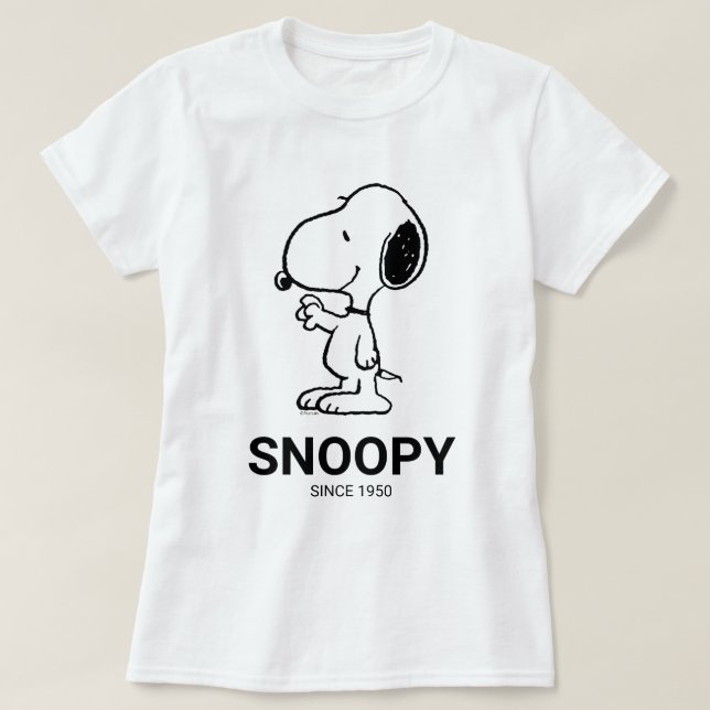 Jordnötter | Snoopy Vågar T Shirt (Design framsida)