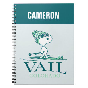 Jordnötter   Snoopy Vail Colorado Anteckningsbok