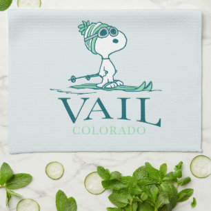 Jordnötter Snoopy Vail Colorado Kökshandduk