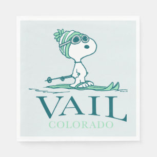 Jordnötter   Snoopy Vail Colorado Pappersservett