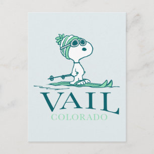 Jordnötter   Snoopy Vail Colorado Vykort
