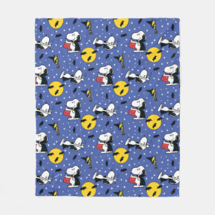 Jordnötter Snoopy Vampire Mönster Fleecefilt