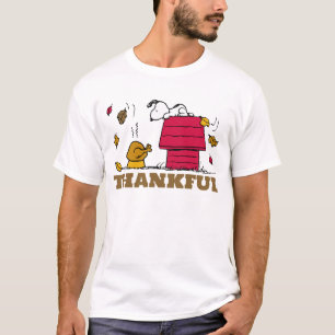 Jordnötter Snoopy VARA tacksam T Shirt