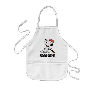 Jordnötter Snoopy vid Fladdermus Barnförkläde