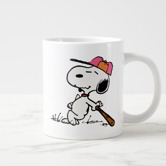 Jordnötter | Snoopy vid Fladdermus Jumbo Mugg (Höger)