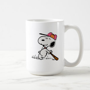 Jordnötter Snoopy vid Fladdermus Kaffemugg