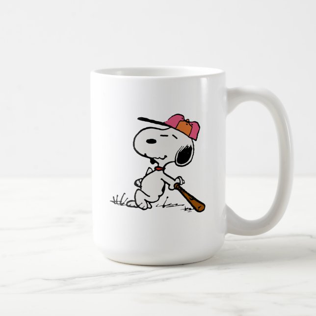 Jordnötter | Snoopy vid Fladdermus Kaffemugg (Höger)