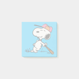 Jordnötter   Snoopy vid Fladdermus Post-it Block