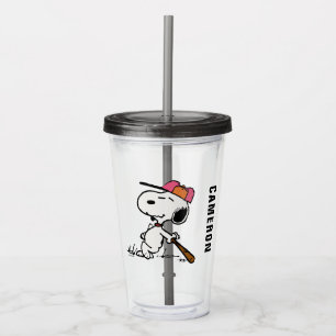 Jordnötter   Snoopy vid Fladdermus Take Away Mugg