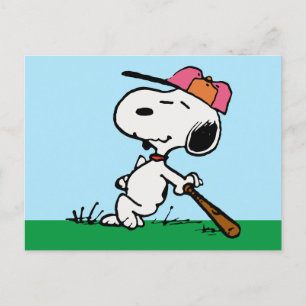 Jordnötter   Snoopy vid Fladdermus Vykort