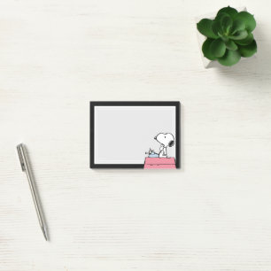 Jordnötter   Snoopy vid skrivmaskinen Post-it Block
