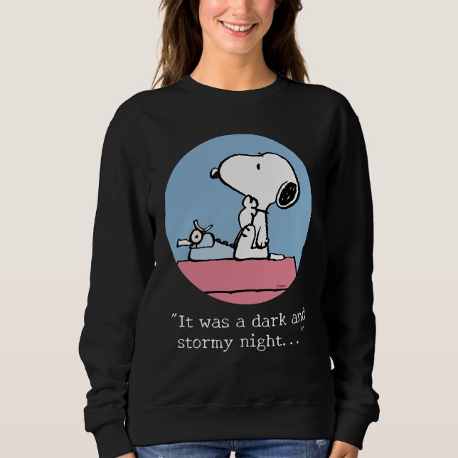 Jordnötter | Snoopy vid Typewriter T Shirt (Framsida)