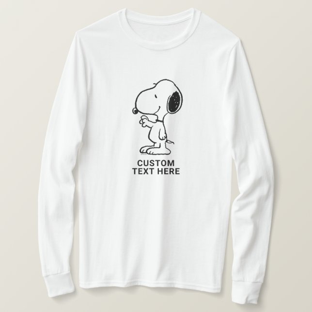 Jordnötter | Snoopy vinkar T Shirt (Design framsida)