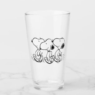 Jordnötter Snoopy Walking Tall Glaskopp