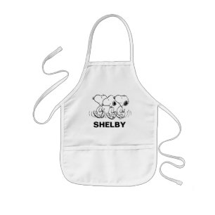 Jordnötter Snoopy Walking Tall Lägg till ditt Barnförkläde