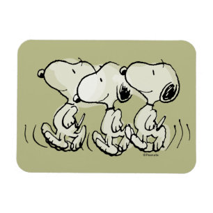 Jordnötter Snoopy Walking Tall Magnet