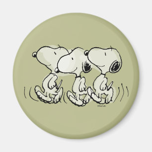 Jordnötter Snoopy Walking Tall Magnet