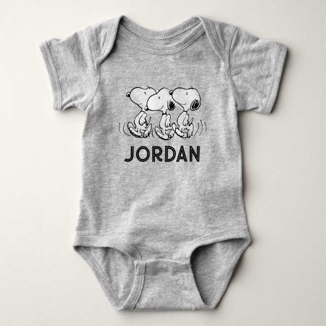 Jordnötter | Snoopy Walking Tall T Shirt (Framsida)