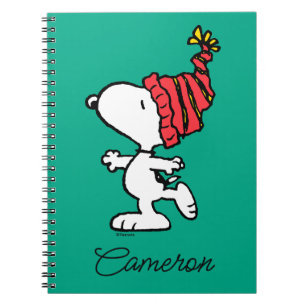 Jordnötter   Snoopy Winter Beanie Cap Anteckningsbok