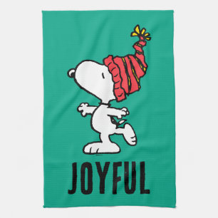 Jordnötter   Snoopy Winter Beanie Cap Kökshandduk
