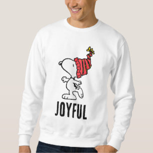 Jordnötter Snoopy Winter Beanie Cap Lång Ärmad Tröja