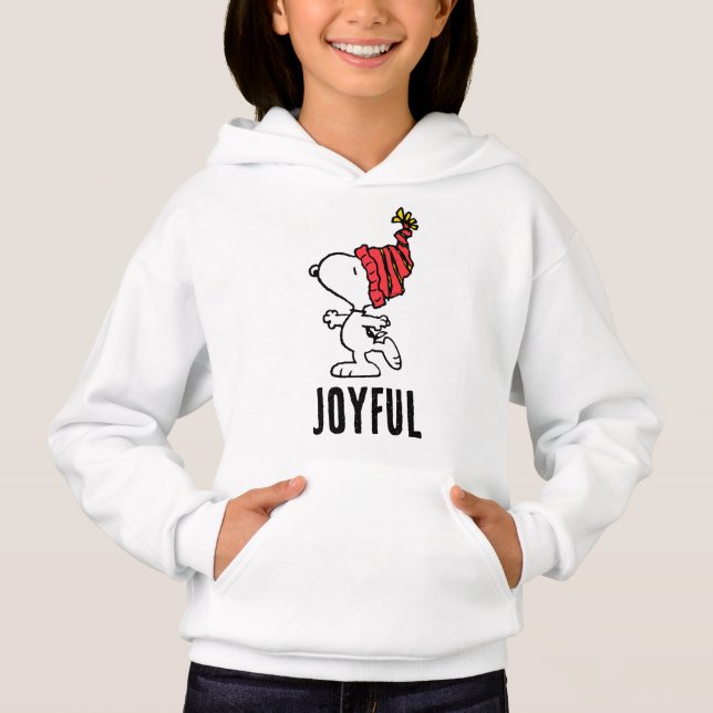 Jordnötter | Snoopy Winter Beanie Cap T Shirt (Framsida)
