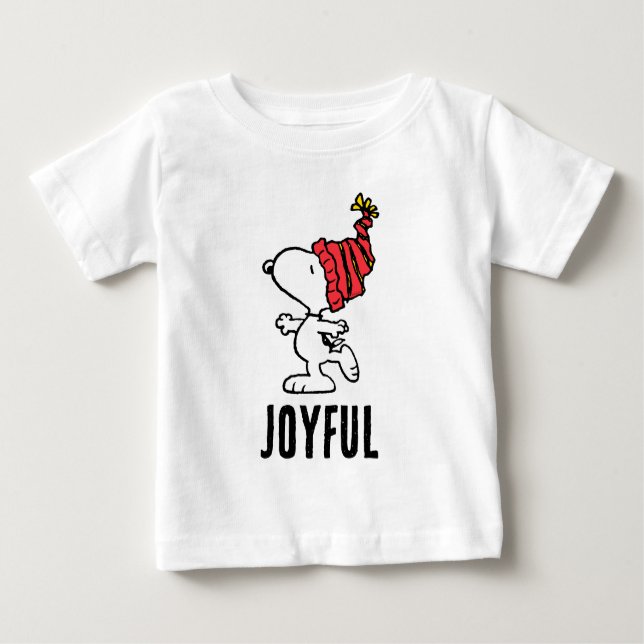 Jordnötter | Snoopy Winter Beanie Cap T Shirt (Framsida)