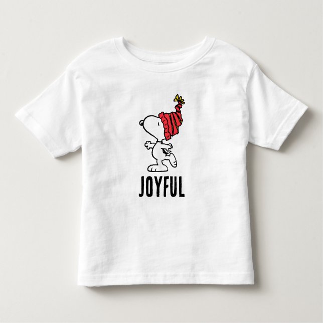 Jordnötter | Snoopy Winter Beanie Cap T Shirt (Framsida)