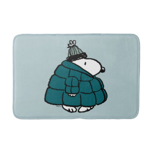 Jordnötter   Snoopy Winter Puffer Jacka Badrumsmatta