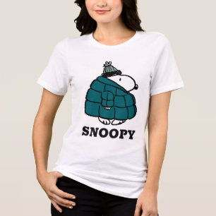 Jordnötter   Snoopy Winter Puffer Jacka T Shirt