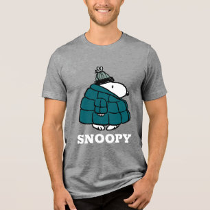 Jordnötter Snoopy Winter Puffer Jacka T Shirt