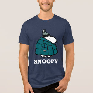 Jordnötter Snoopy Winter Puffer Jacka T Shirt
