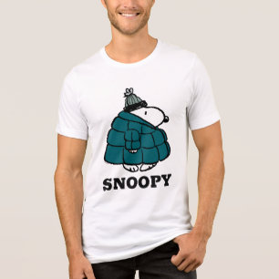 Jordnötter   Snoopy Winter Puffer Jacka T Shirt