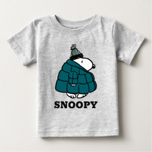Jordnötter   Snoopy Winter Puffer Jacka T Shirt