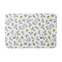 Jordnötter | Snoopy & Woodstock B&W Flower Mönster