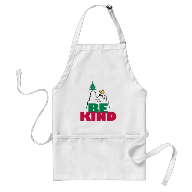 Jordnötter | Snoopy & Woodstock Be-sort Förkläde (Framsidan)