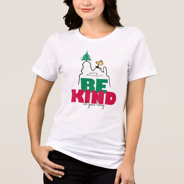 Jordnötter | Snoopy & Woodstock Be-sort T Shirt (Framsida)