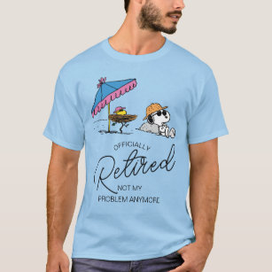 Jordnötter   Snoopy & Woodstock Beach I är pension T Shirt