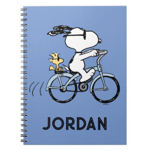 Jordnötter   Snoopy & Woodstock Bicycle Anteckningsbok