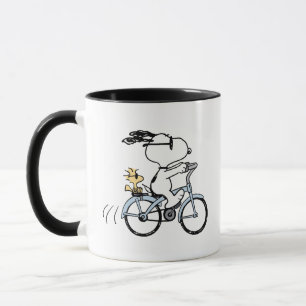 Jordnötter Snoopy & Woodstock Bicycle Mugg