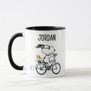 Jordnötter   Snoopy & Woodstock Bicycle Mugg