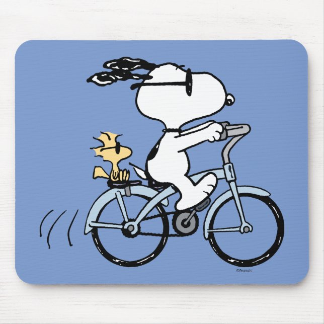 Jordnötter | Snoopy & Woodstock Bicycle Musmatta (Framsidan)