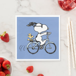 Jordnötter Snoopy & Woodstock Bicycle Pappersservett