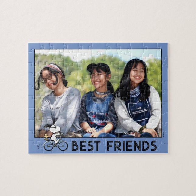 Jordnötter | Snoopy & Woodstock Bicycle Pussel (Horisontell)